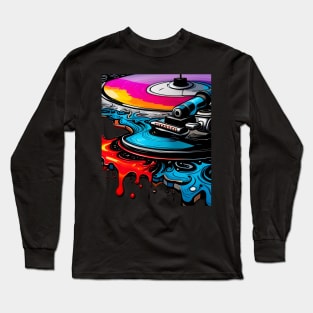 Colorful turntable Long Sleeve T-Shirt